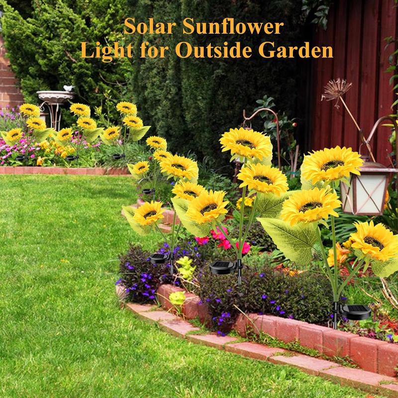 🌻🌞Solar LED Sunflower Garden Lights