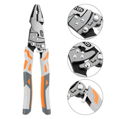 Self-Locking Ratchet Pliers Secure Grip, Less Effort