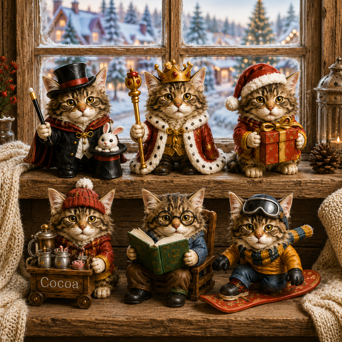 Maine Coon Jobs Advent Calendar 2026 24 Days of Unique Collectible Cat Miniatures