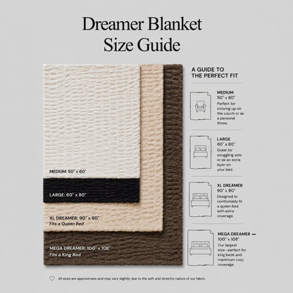 Oversized plush throw blanket in available colors