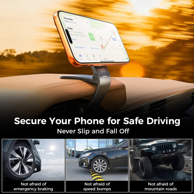 Strong Magnet Magnetic Car Phone Mount Hands Free Cellphone Holder, 95 Adjustable