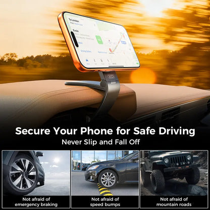 Strong Magnet Magnetic Car Phone Mount Hands Free Cellphone Holder, 95 Adjustable