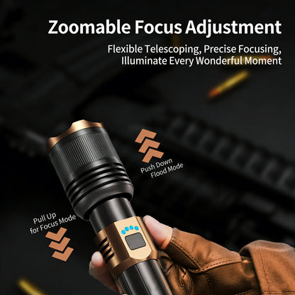Rechargeable Outdoor Long-Range Ultra-Bright Laser Flashlight