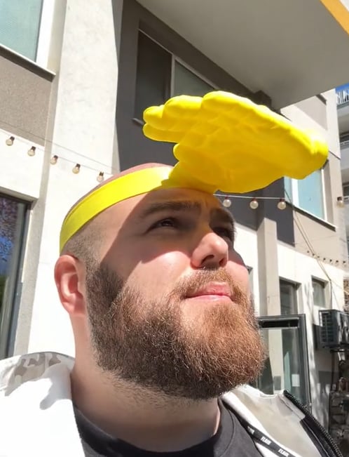 Palm-Sized Sun Hat Wear Fun, Steal the Spotlight!