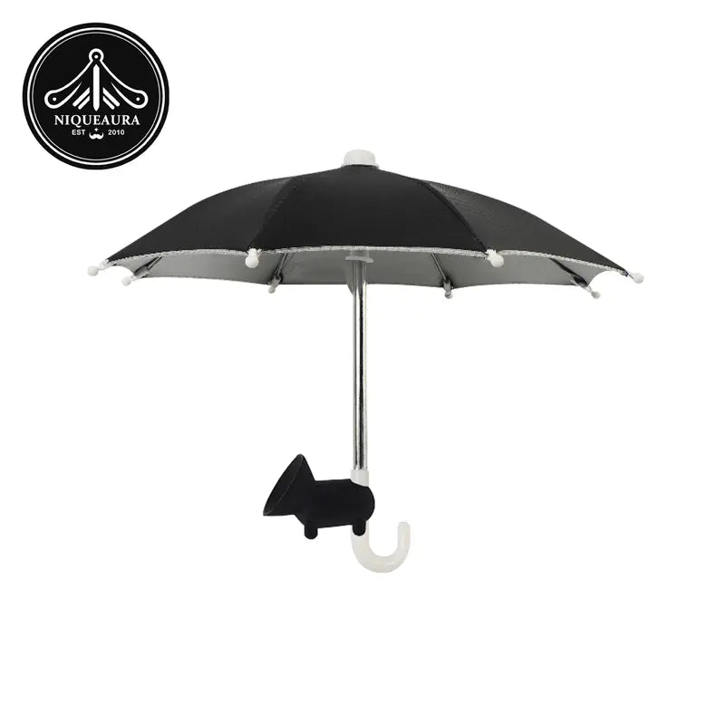 Protection Phone Umbrella for Sun Universal Adjustable Piggy Suction Cup Phone Stand with Sun Shade Cover