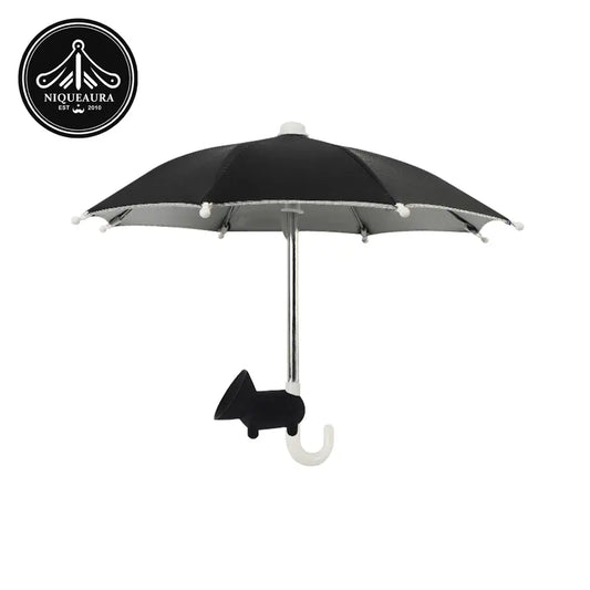 Protection Phone Umbrella for Sun Universal Adjustable Piggy Suction Cup Phone Stand with Sun Shade Cover
