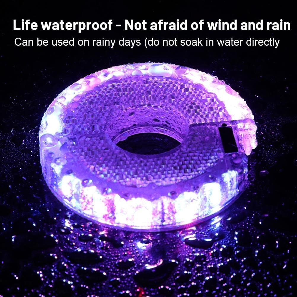 Waterproof LED Rechargeable Bike Wheel Hub Lights