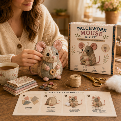 2026 - Patchwork Mouse DIY Kit