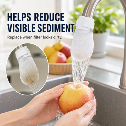 Cotton Faucet Filter Bags Sediment & Splash Filter