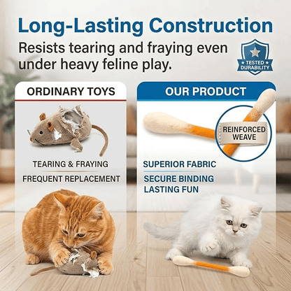 Giant Q-Tip Cat Toy-Viral Cat Chew & Play Toy🐱✨