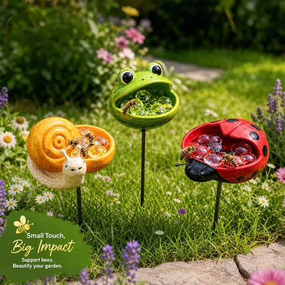 Pollinator Water Bowl Decor