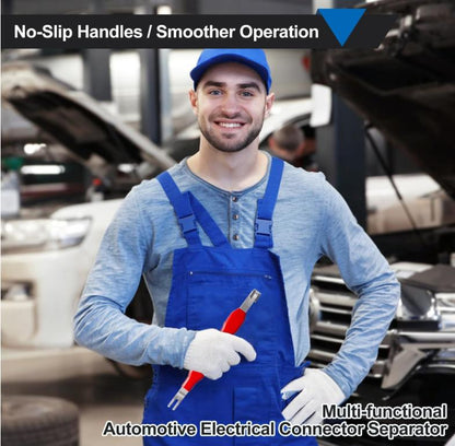 Automobile electrical terminal connector disconnector tool