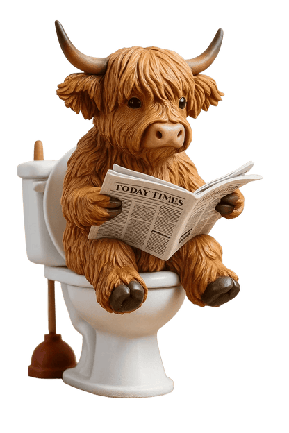 Highland Cow Advent Calendar 2026 24-Day Christmas Countdown with Cute Highland Cow Figurines