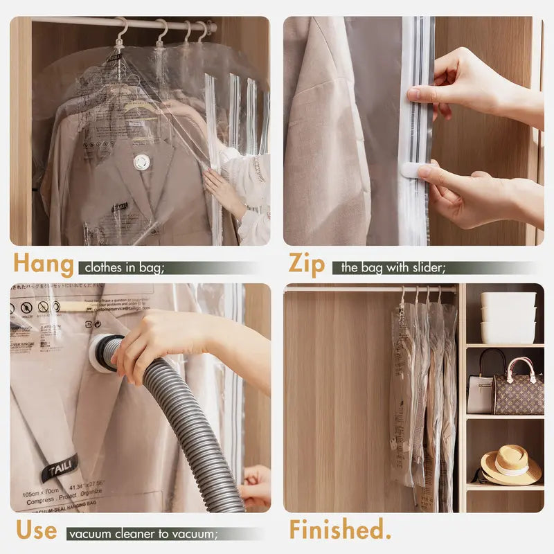 Hanging Vacuum Storage Bags Space Saver Bags