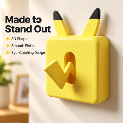 Playful Bunny Light Switch Cover Fun 3D Wall Switch Decor