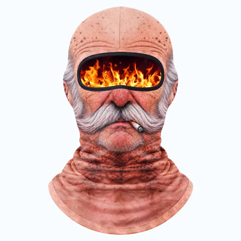 Funny Realistic 3D Printed Ski Mask