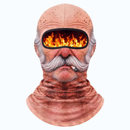 Funny Realistic 3D Printed Ski Mask