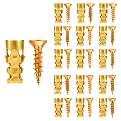 6x14mm Short Expansion Wall Anchors for Cabinet Hinge Repair