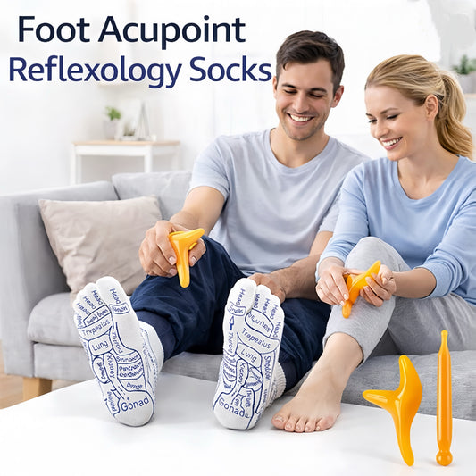 Foot Acupoint Reflexology Socks | Boost Circulation & Comfort