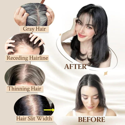 Superior Quality-Natural Hair Toppers With Bangs For Women