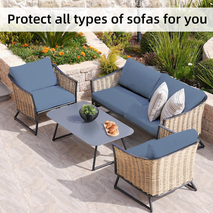 Stretch Sofa Cushion Covers Set (4 / 8 / 12 PCS)