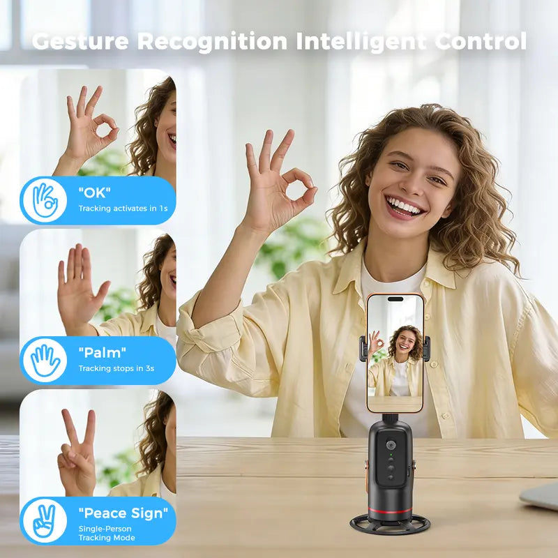 Auto Face Tracking Tripod for Smartphones & Cellphones