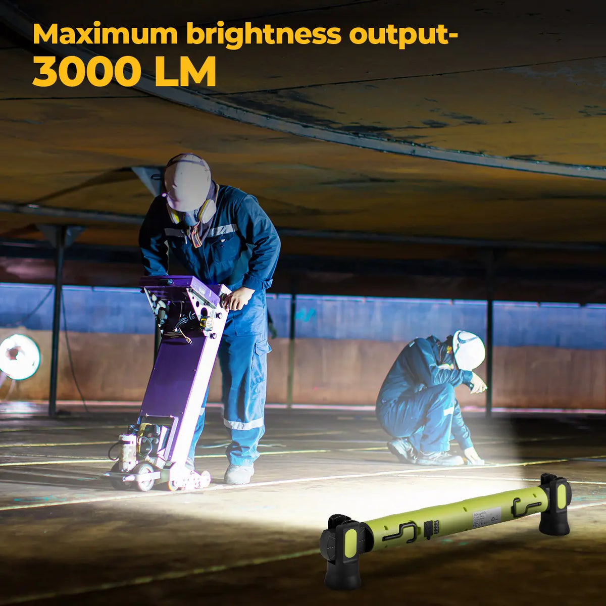 3000LM Cordless Under Hood Work Light Bar for Car Repair & Garage Use