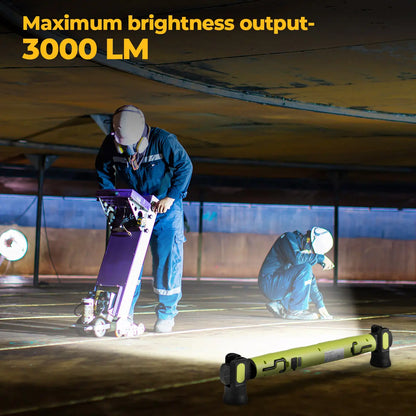 3000LM Cordless Under Hood Work Light Bar for Car Repair & Garage Use