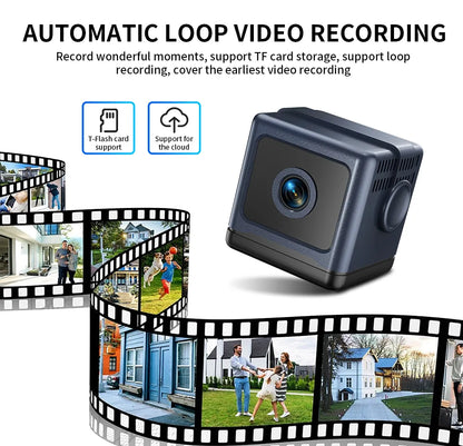 Smart WiFi Security Camera 1080P HD, Night Vision & Motion Detection