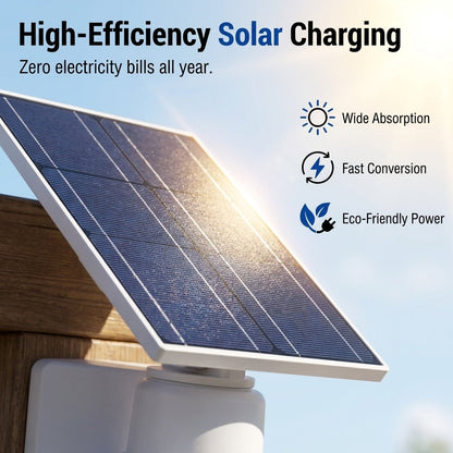 Final 6 Hours - Solar-Powered Simulated Surveillance Camera Street Light
