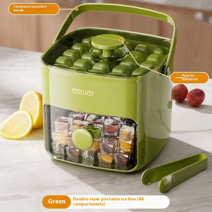 Ice Cube Mold Storage Set