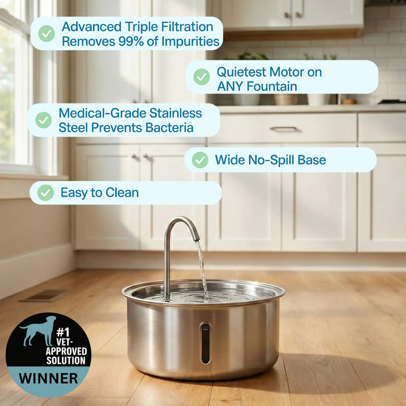Stainless Pet Water Fountain