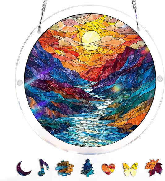 Acrylic Puzzle Suncatcher