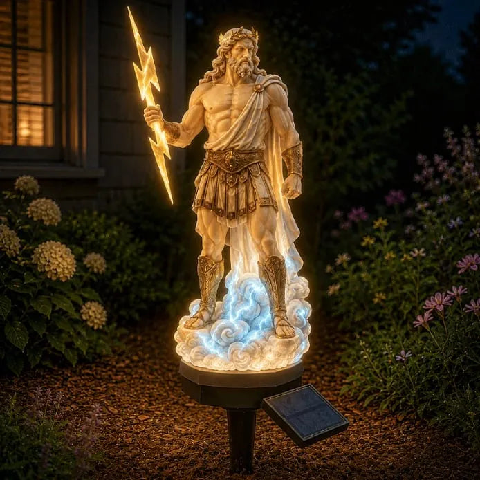 Myth-Themed Solar Garden Stake Light