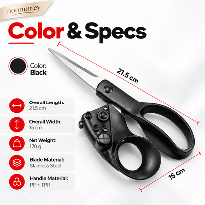 Laser Guided Sewing Scissors Multi-Purpose Scissors with Infrared Cutting Guide