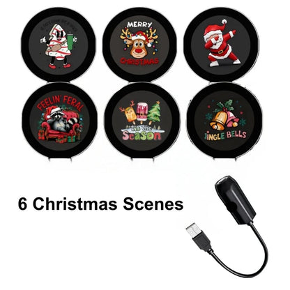 HD Christmas Scene Projector Pick Your Perfect Festive Display (6 or 10 Scenes)