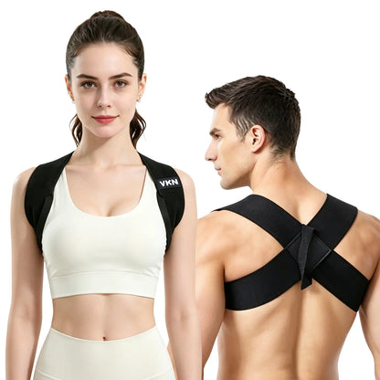 Adjustable Posture Corrector Comfortable Back Support Brace for Men & Women (XS XXL)