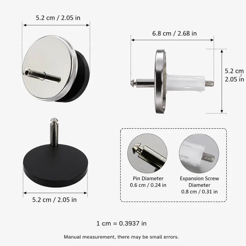 Universal Toilet Seat Expansion Bolts | Stop Wobbly Loose Toilet Seats