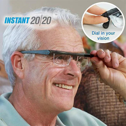 Adjustable Focus Glasses for Near and Far Sight