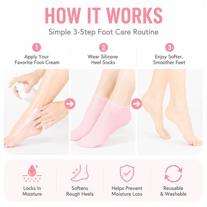 Women's Foot Care Silicone Socks