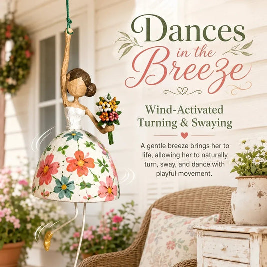 Let Your Space Dance Whimsical Dancing Lady Hanging Ornament