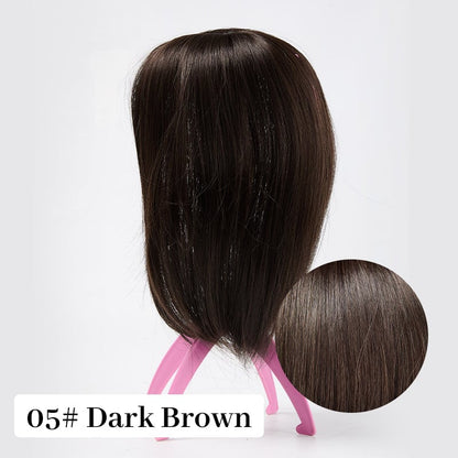 Superior Quality-Natural Hair Toppers With Bangs For Women