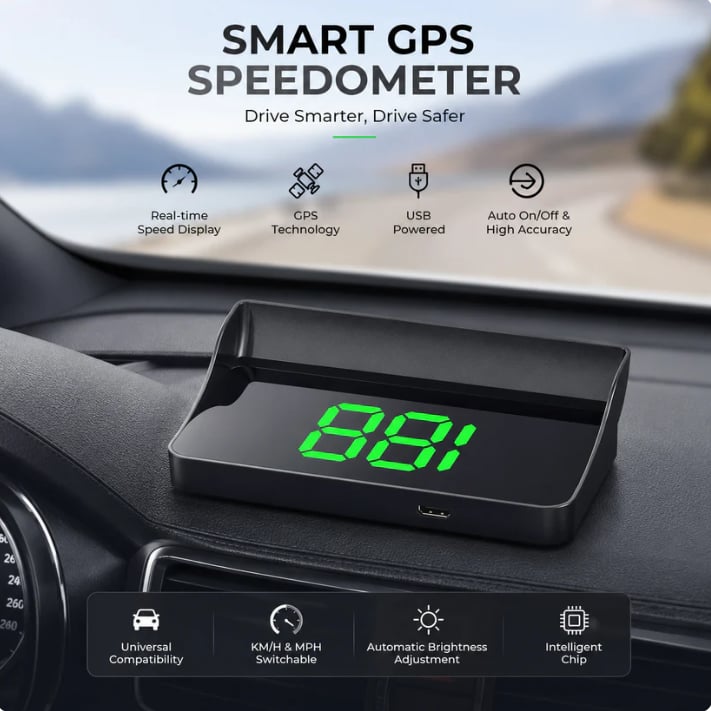 buy one get one free Head-up display, in-car GPS, digital speedometer