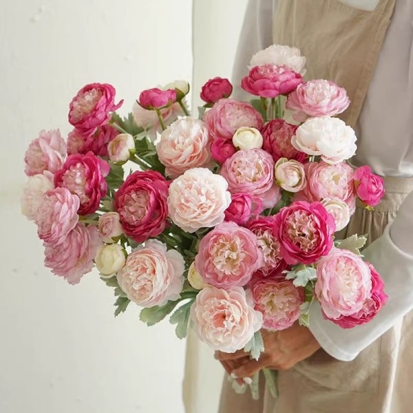 Lifelike Luxury Peony Flowers No Watering, No Wilting, Just Lasting Beauty!