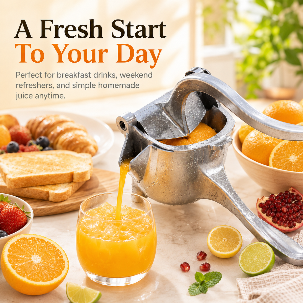 Fruit Juicer Ready to enjoy fresh juice anytime