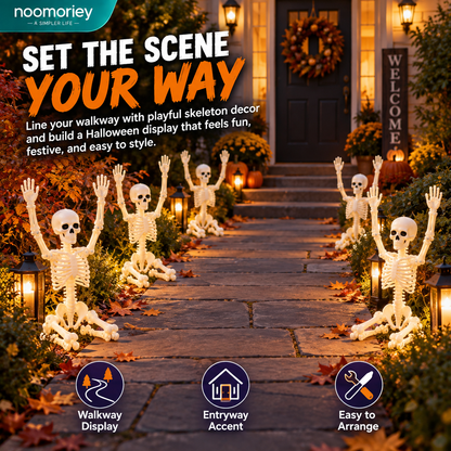 Spooky Crew Halloween Skeleton Decorations