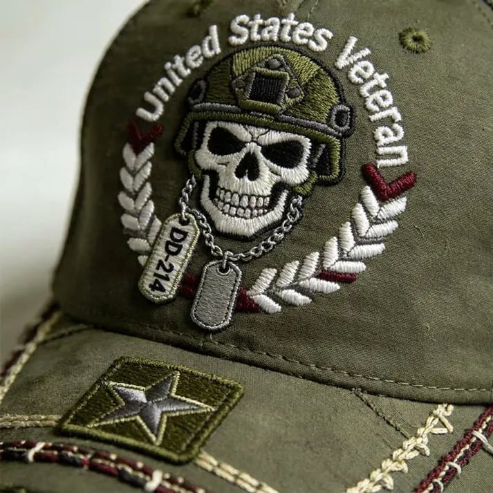 DD-214 United States Veteran Cap Embroidered Edition