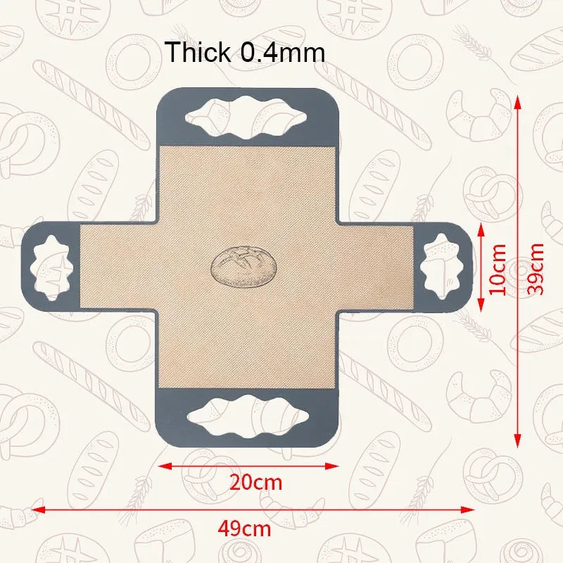 Cross Shape Food Safe Baking Liner, Simple Clean Up Alternative To Disposable Parchment Paper