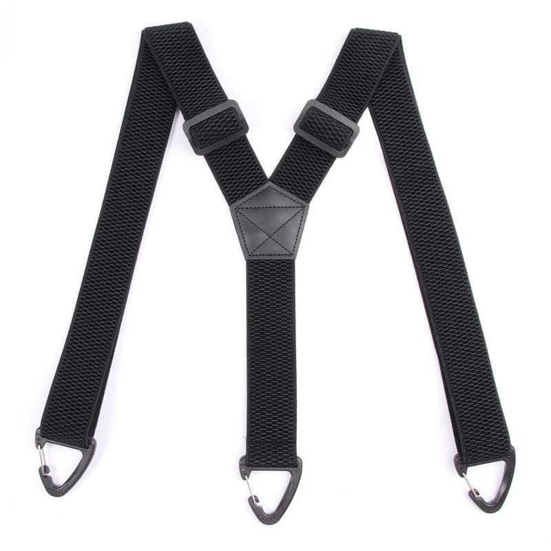 Heavy-Duty Men s Suspenders with Hook Clips Adjustable X/Y-Back Work Suspenders