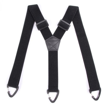 Heavy-Duty Men s Suspenders with Hook Clips Adjustable X/Y-Back Work Suspenders